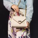 Bolsa Feminina Com Alça Transversal Off White B100-GG