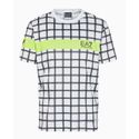 CAMISETA MC EMPORIO ARMANI ESTAMPA QUADRICULADA