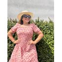 Vestido Rebeca Rosa II Liberty