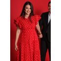 Vestido Catarina Vermelho Coração