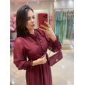 Vestido Maya Marsala