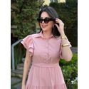 Vestido Catarina Rose Risca de Giz