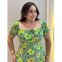 Vestido Debora Verde Floral