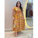 Vestido Anita Marrom Floral