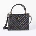 Bolsa Lorena Arco-íris Preto