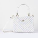 Bolsa Lorena Arco-íris Branco