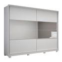 Guarda Roupa 2 Portas Com Espelho Apolo Branco Gelius