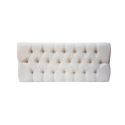 Cabeceira Painel Casal Paris Capitone 1,40m Suede Areia
