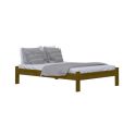 Cama de Casal Turca 145 cm Imbuia Nemargi 