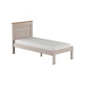 Cama De Solteiro Barcelona Off White E Madeirado Tebarrot