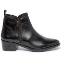 Bota Feminina Couro Legítimo Zíper Lateral - 6705 FER