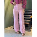 CALÇA ALINE PANTALONA BARRA ROSA BEBE