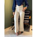 CALÇA ALINE PANTALONA BARRA AREIA