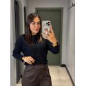 BLUSA ELIANA TRICOT PRETO