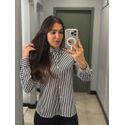 CAMISA LISTRADA MANU PRETO