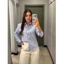 CAMISA LISTRADA MANU AZUL