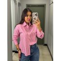 CAMISA LISTRADA MANU ROSA