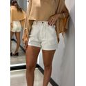 SHORT JEANS GABI OFF WHITE