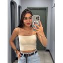 TOP FAIXA BRUNA AREIA