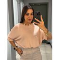 BLUSA HELENA MANGUINHAS ROSA