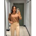 BLUSA HELENA MANGUINHAS NUDE
