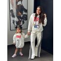 MOLETOM TAL MAE TAL FILHA OFF WHITE