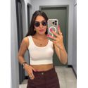 CROPPED EVA OFF WHITE
