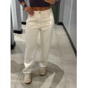 WIDE LEG JEANS RETA CRMN OFF WHITE