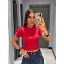 CROPPED LIVIA CANELADO VERMELHO