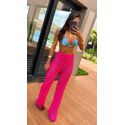 SAÍDA CALÇA CROCHÊ PINK