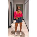 SHORT JEANS STRASS 