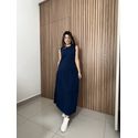 Vestido Aurora Azul Marinho