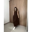 Vestido Aurora Marrom