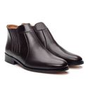Tamanho Especial Bota Masculina Social Café 4003