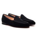 Sapato Feminino Loafer Costanza Suede Preto
