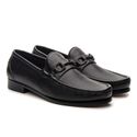 Mocassim Monaco Black Floater Solado de Couro