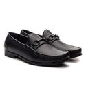 Mocassim Monaco Black Floater Solado de Borracha