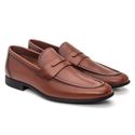 Mocassim Modena Tan Solado de Borracha
