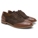 Sapato Feminino Oxford Marrom VR13