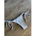 Calcinha De Biquíni Jade De Amarrar Off White