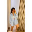 Conjunto Luíza Chemise Short Estrelar