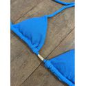 Biquíni Avulso Cortininha Azul Texturizado