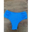 Calcinha de Biquíni Juliana Azul Texturizado
