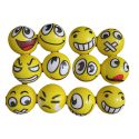 Bolinha Espuma Macia Apertar Anti Stress Fisioterapia Smile Carinhas Engraçadas Emoji JFIT