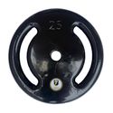Anilha 25kg Emborrachada Revestida Vazada Peso Musculação Academia JFIT