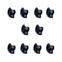 10 Presilha Injetada 25mm Barra Pump Academia Musculacao Trava Pesos Bloqueador JFIT