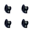 4 Presilha Injetada 25mm Barra Pump Academia Musculacao Trava Pesos Bloqueador JFIT