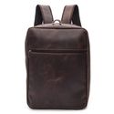 MOCHILA CALIFÓRNIA DON MATUTO EM COURO LEGITMO CAFÉ