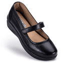 Sapatilha Feminina Couro Preto 1400 Jota Flex