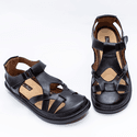 Sapatilha Feminina em Couro Preto 4006 Jota Flex